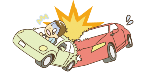 追突イラスト
